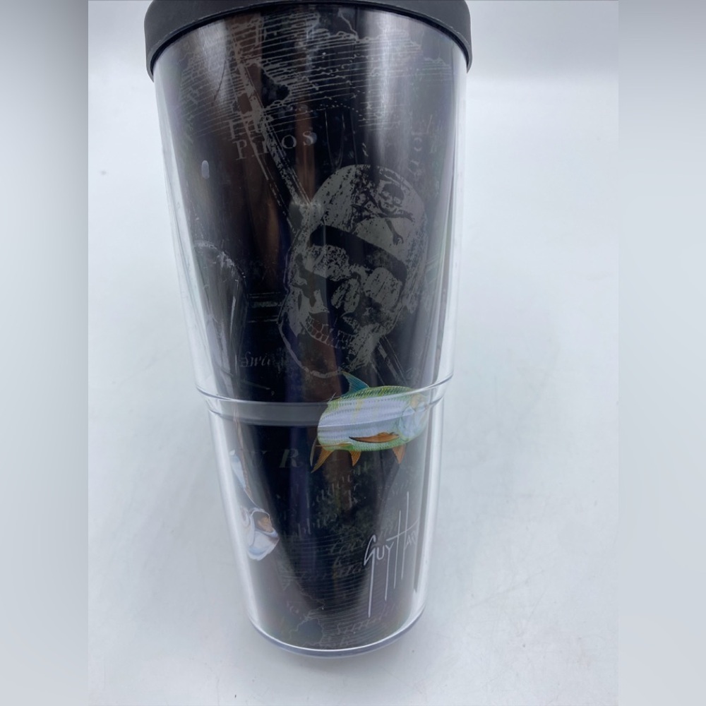Tervis Guy Harvey Shark Pirate Map Ship 24oz Fish Grey St Philips